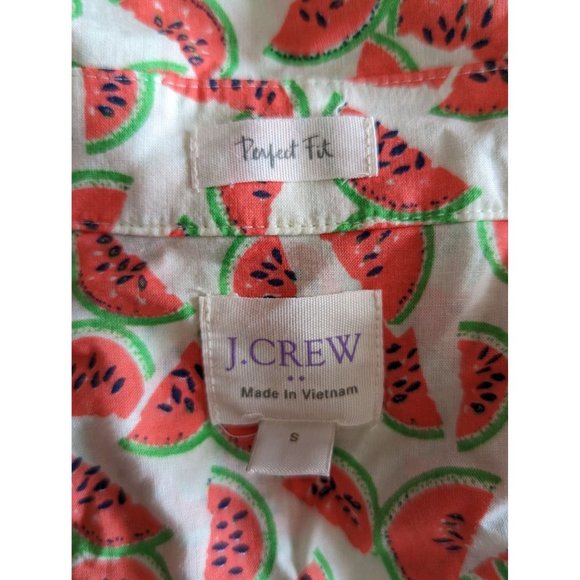 J Crew Factory Watermelon Blouse - Picture 6 of 6
